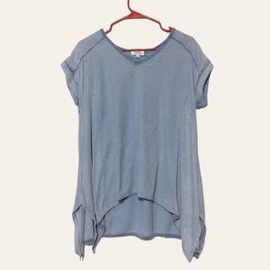 Umgee Draped Thermal Knit Top